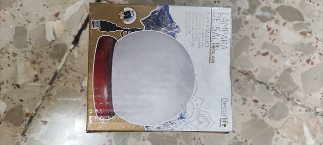 Lampara sal colorines Himalaya carga USB