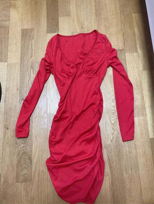 Vestido rojo ajustado
