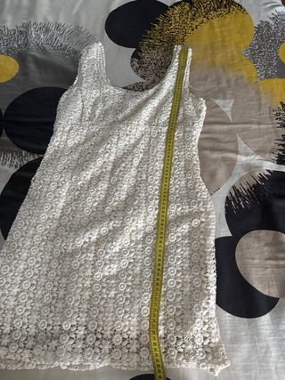Vestido crochet blanco Suiteblanco - L