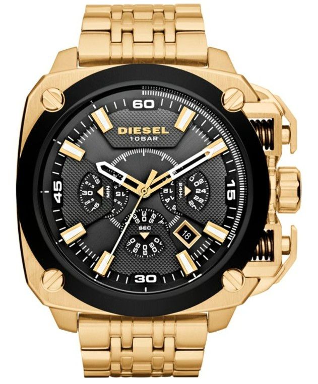 Reloj DIESEL dorado - nuevo