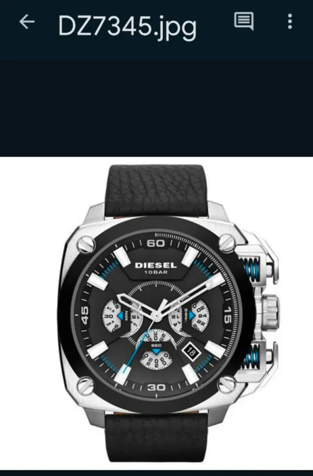 Reloj DIESEL dorado - nuevo