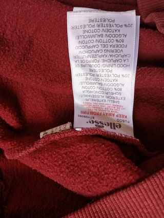Felpa ellesse rossa