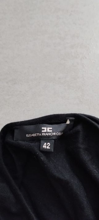 Top Elisabetta Franchi nero
