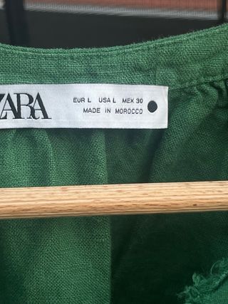 Conjunto Zara - Verde - Pantalón y Top