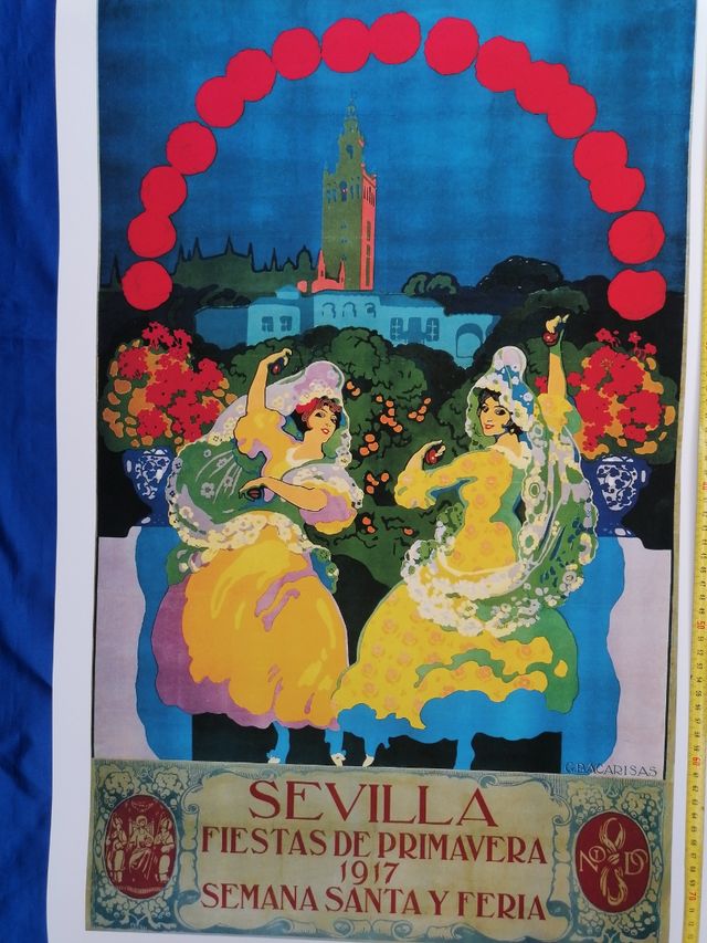 ARTE. SEVILLA IX. CARTEL 1917. REPRODUCCIÓN