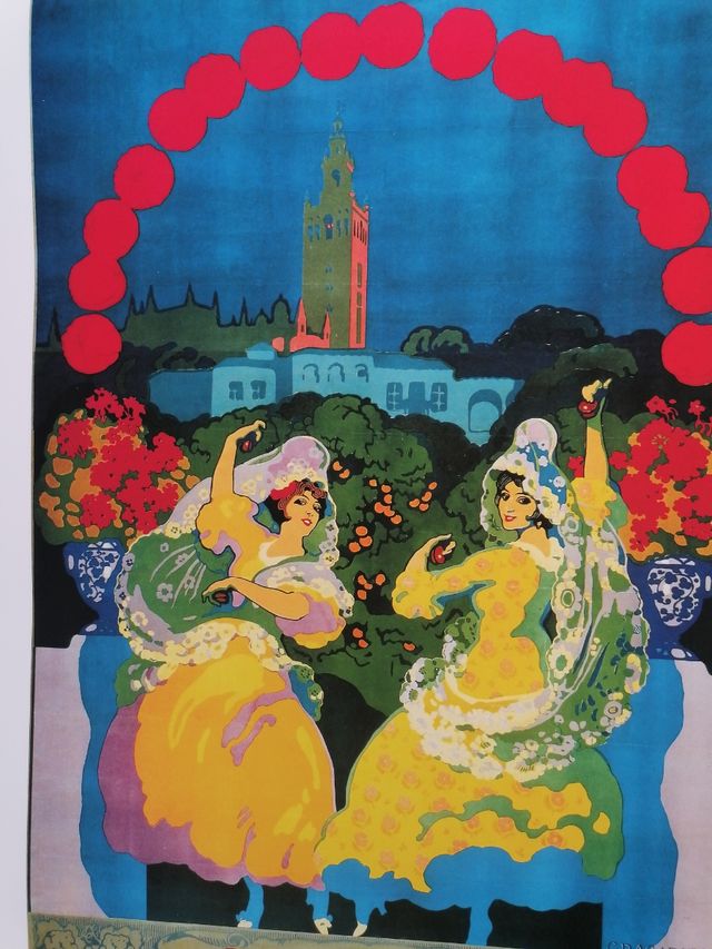 ARTE. SEVILLA IX. CARTEL 1917. REPRODUCCIÓN