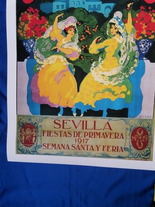 ARTE. SEVILLA IX. CARTEL 1917. REPRODUCCIÓN 