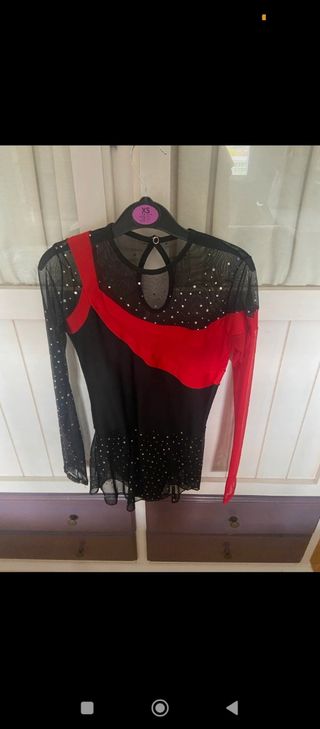 Maillot patinaje niña