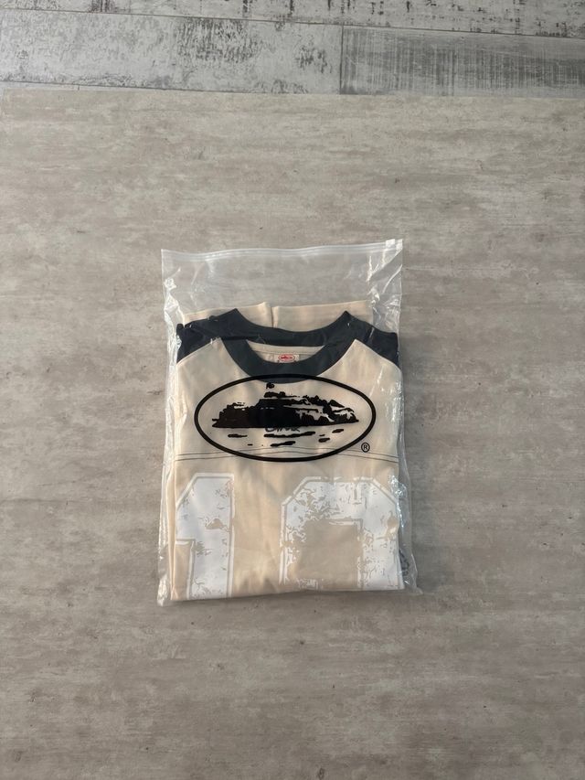 Maglietta Corteiz Beige-Nero