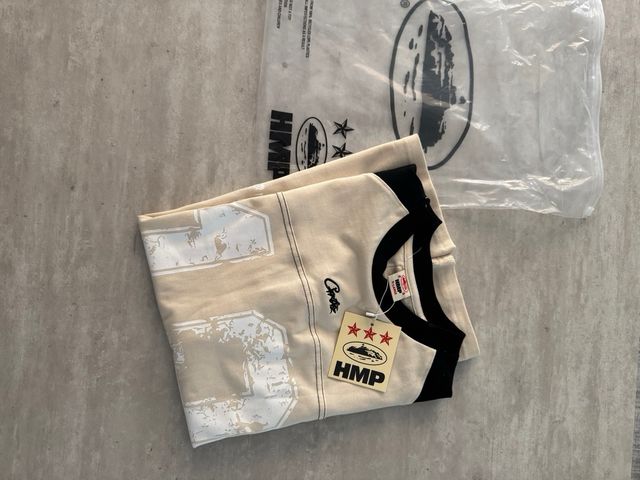 Maglietta Corteiz Beige-Nero