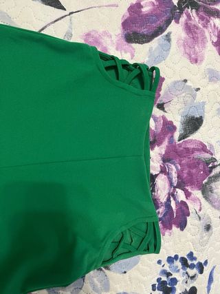 Pantalones campana verdes