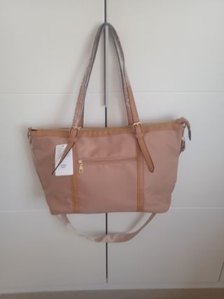 Bolso bandolera camel