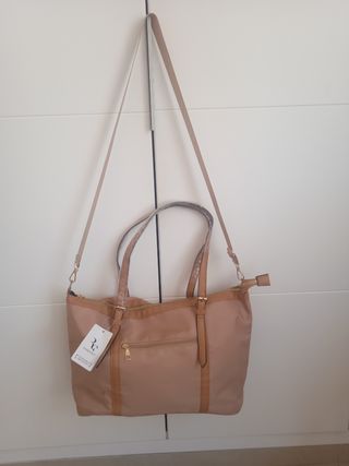 Bolso bandolera camel