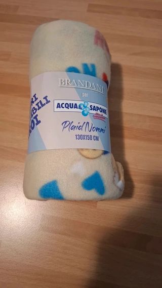 4 Plaid Brandani Acqua e Sapone