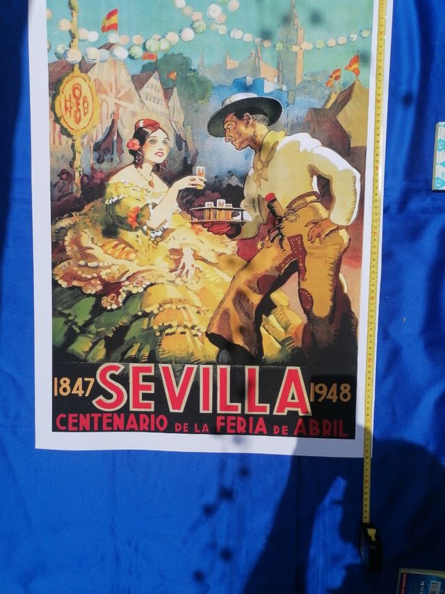 Cartel Sevilla Feria Abril 1948