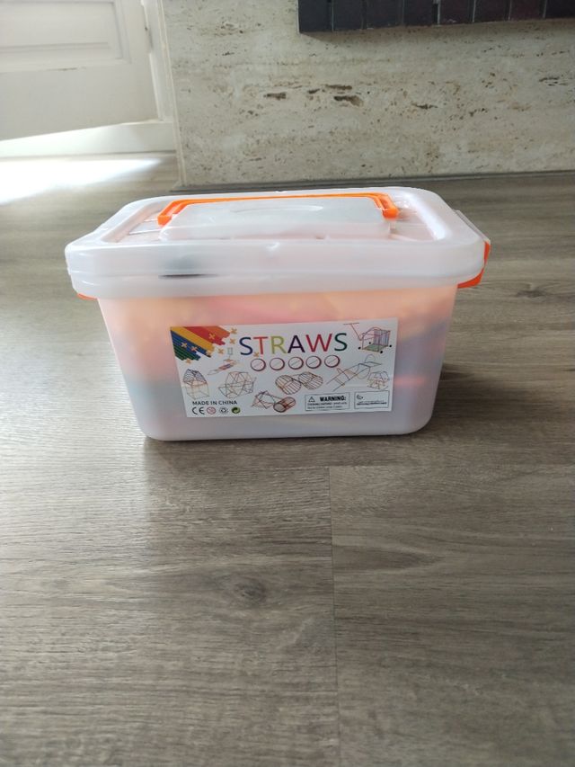 Straws juego de construccion 