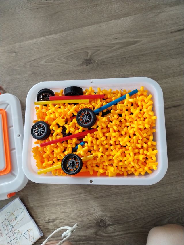 Straws juego de construccion 