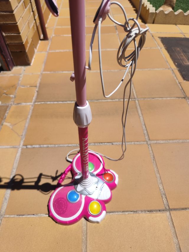 Micrófono Karaoke hello kity rosa