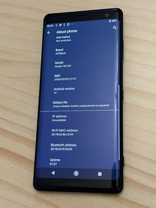 Sony Xperia XZ3 64 GB - Smartphone nero