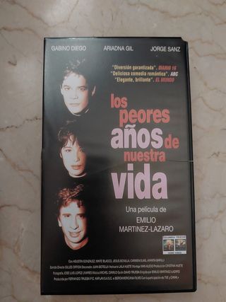 VHS Los peores años de nuestra vida