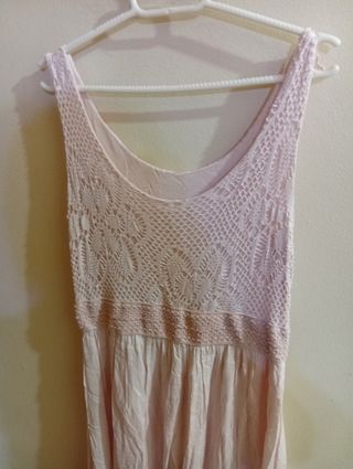 Vestidos largos: rosa y verde agua