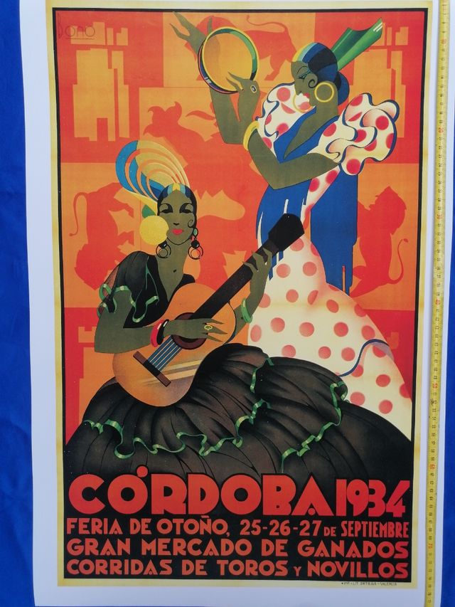 Cartel Córdoba 1934. Arte vintage