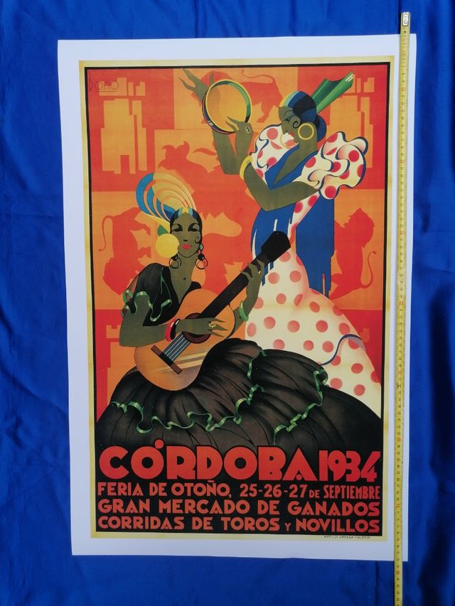 Cartel Córdoba 1934. Arte vintage