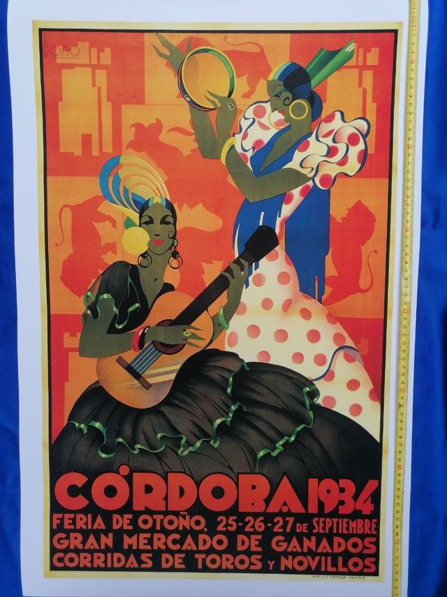 Cartel Córdoba 1934. Arte vintage