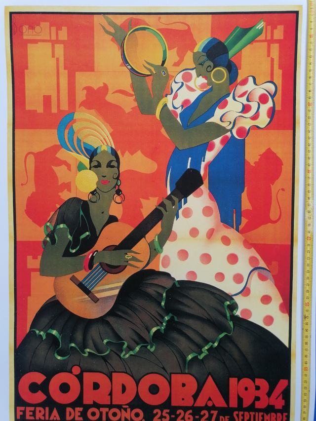 Cartel Córdoba 1934. Arte vintage