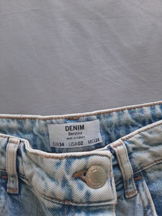 Shorts vaqueros Bershka rotos