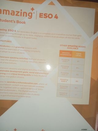 amazing English 4º ESO Student's book