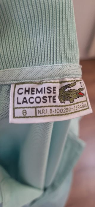 Polo Lacoste celeste