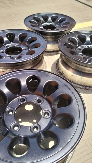 4 Llantas 4x4 15" Negras