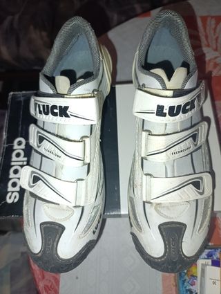 Zapatillas bici LUCK blancas talla 41,50 ,o 42