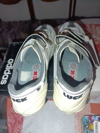 Zapatillas bici LUCK blancas talla 41,50 ,o 42