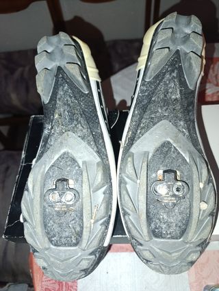 Zapatillas bici LUCK blancas talla 41,50 ,o 42