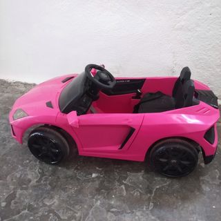 Coche eléctrico infantil rosa