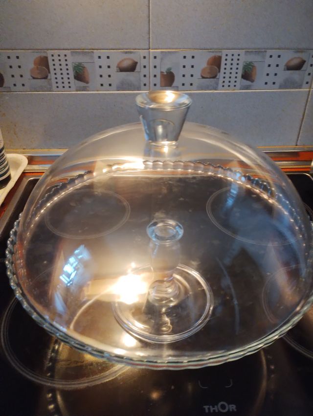 Campana para tartas de cristal
