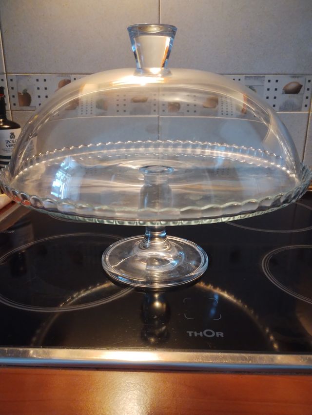 Campana para tartas de cristal