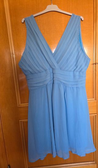 Vestido fiesta azul