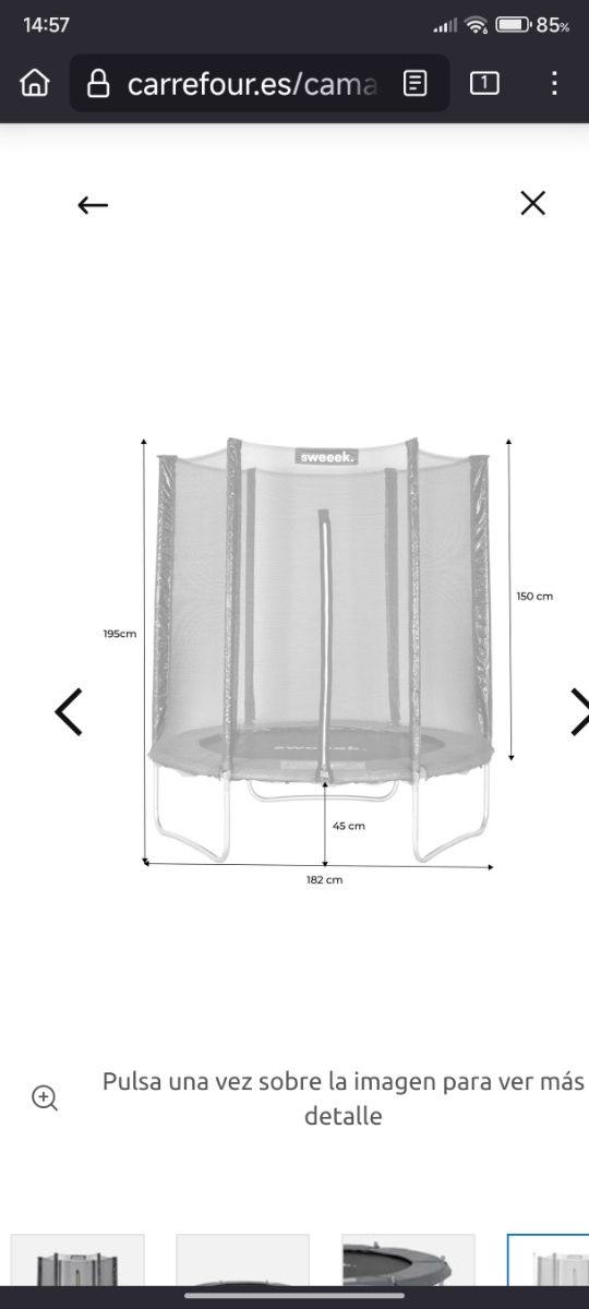 Cama elástica Carrefour