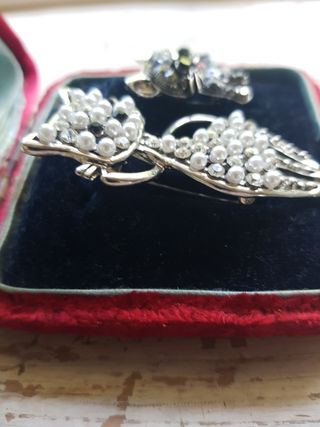 Set 2 spille gatti strass