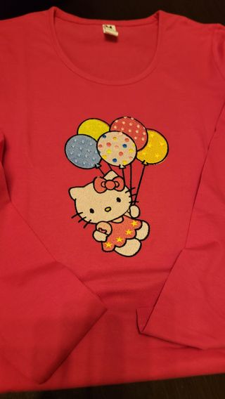 Maglietta Hello Kitty rosa