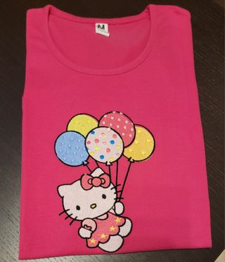 Maglietta Hello Kitty rosa