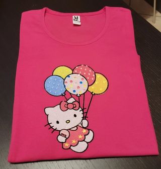 Maglietta Hello Kitty rosa