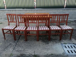 Tavolo legno allungabile 
con 6 sedie