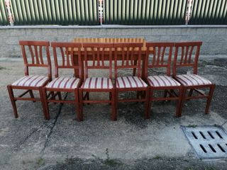 Tavolo legno allungabile 
con 6 sedie
