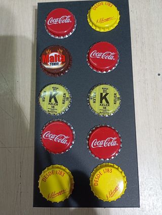 Mini collezione 10 tappi a corona vintage