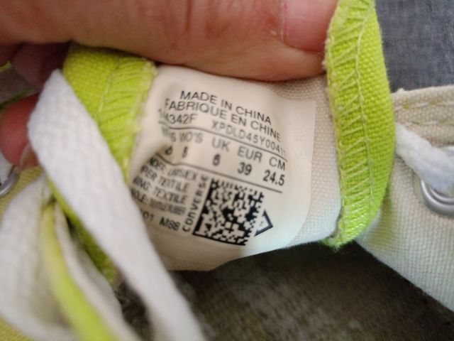 Converse All Star amarillas