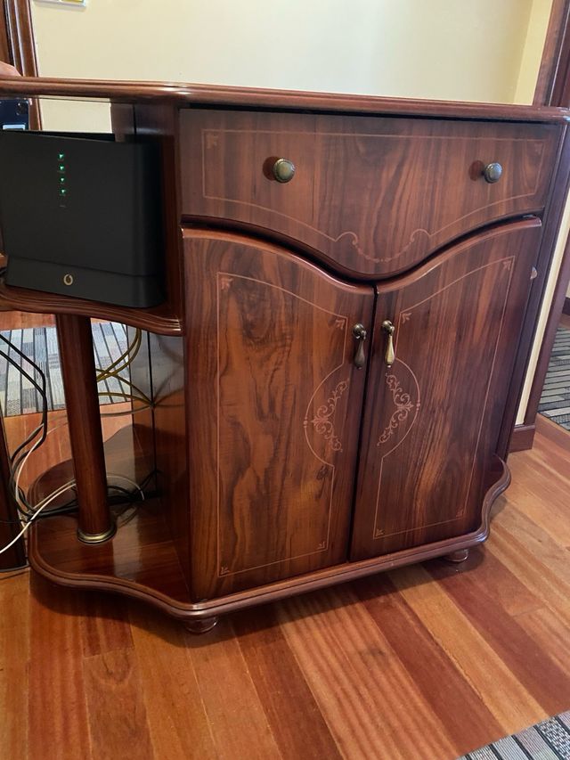 Recibidor con espejo - Madera